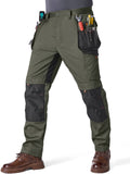 liyiyiyia Mens Pants Cargo Work Pants Outdoor Water Resistant Hiking Pants