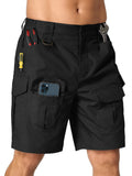 liyiyiyia Mens Shorts Outdoor Work Cargo Shorts for Men with 10 Pocket for Hiking Fishing Camping Casual (No Belt)